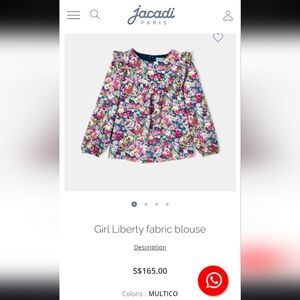 Jacadi Girl's Blouse, 6